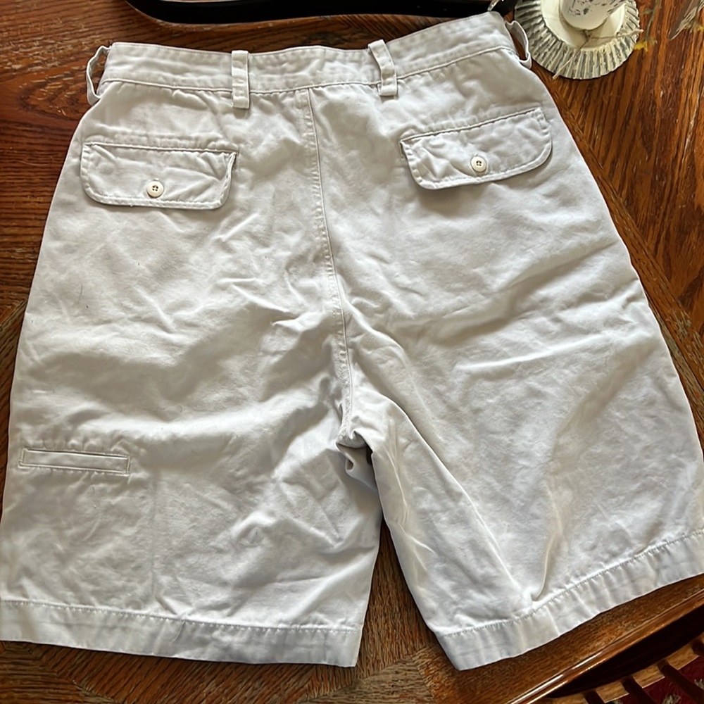 Arizona Pleated Stone Shorts Sz 34 - Picture 2 of 4